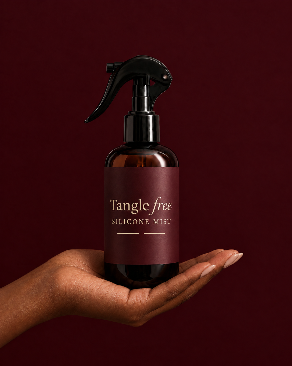 Tangle free silicone mist